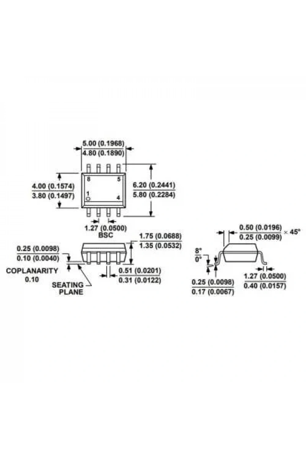 ADM485ARZ SOIC-8 Smd RS Seri Protokol Entegresi