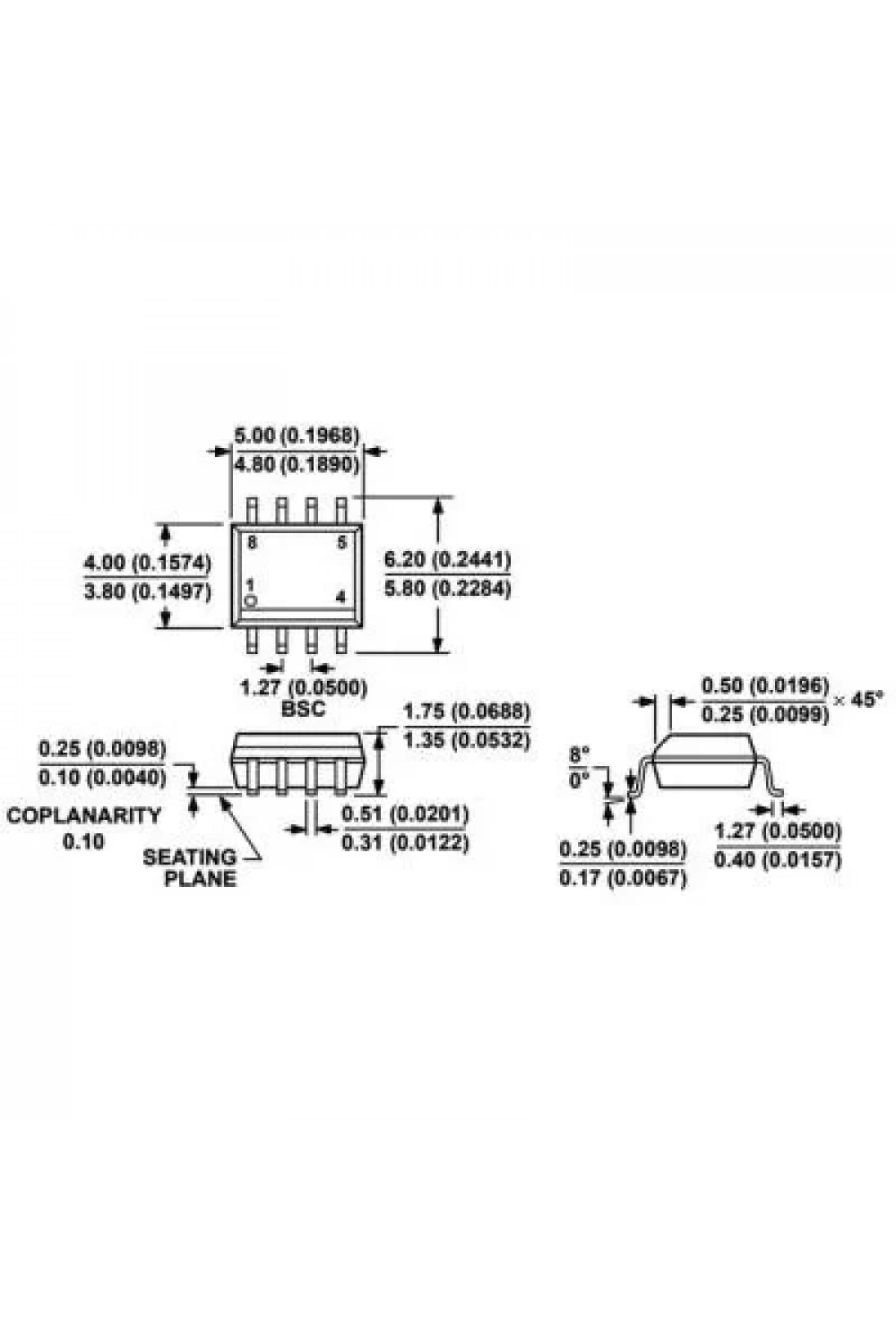 ADUM1201ARZ-RL7 SOIC-8 2 Kanal İzolatör Entegresi