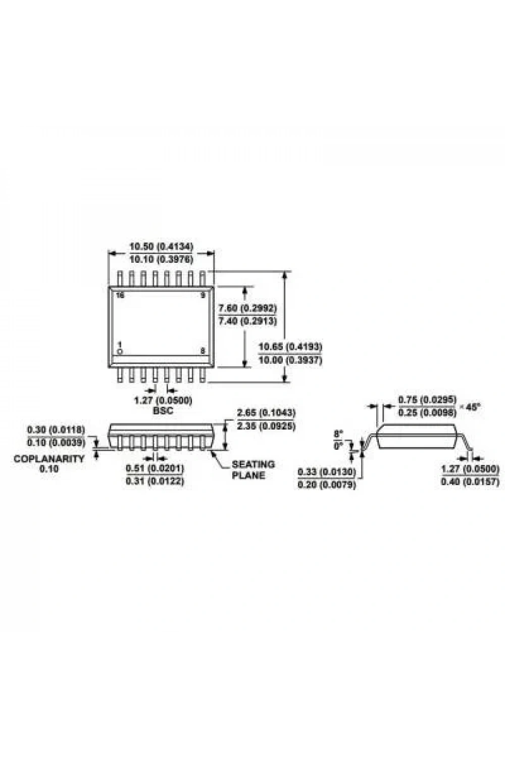 ADUM1311ARWZ-RL SOIC-16 3 Kanal İzolatör Entegresi