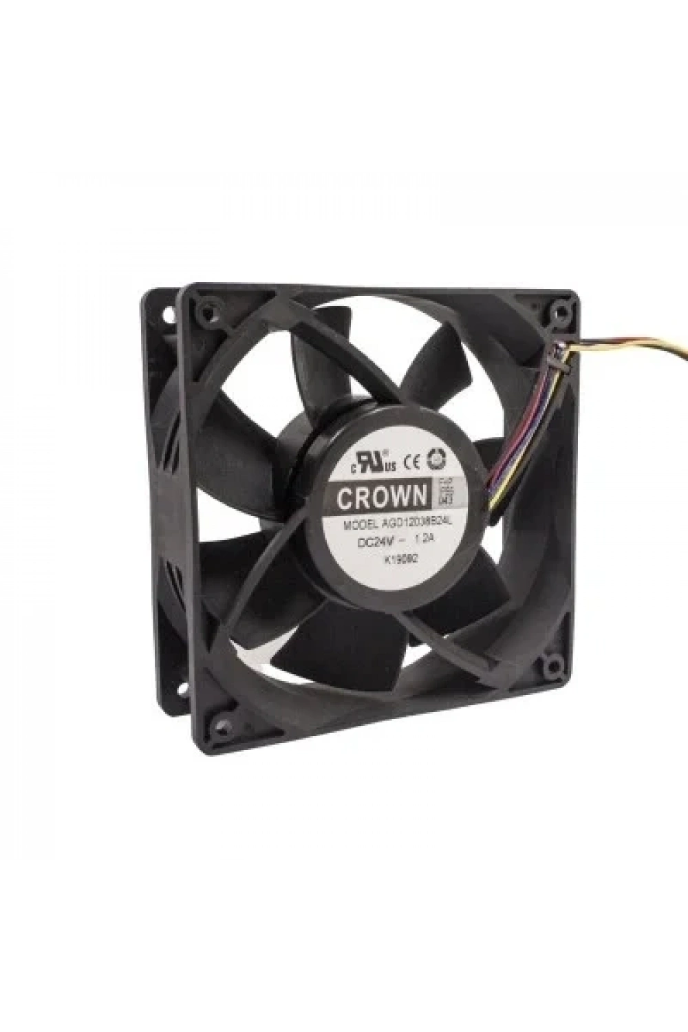 AGD12038B24L 24V 1.2A Metal Fan 120x120x38mm