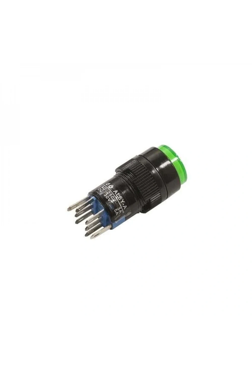 AL6Y-A 16mm 5V Yeşil Anahtarlı Buton