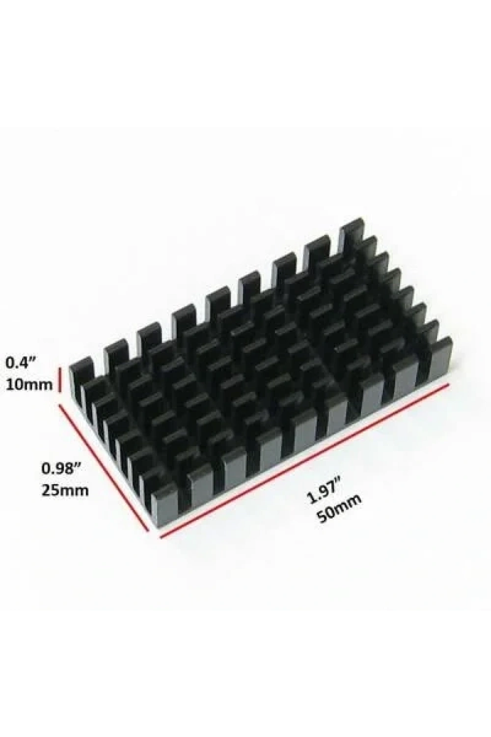 Alüminyum Soğutucu 50x25x10mm