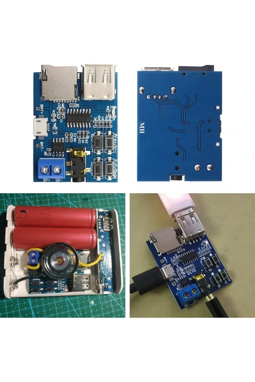 Amplifikatör Devresi Mono 3W / MP3 Çalar Devresi