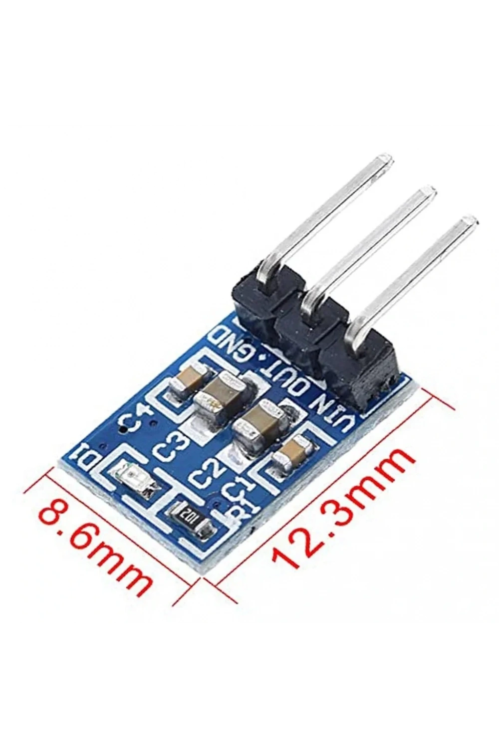 AMS1117 5V to 3.3V Step-Down Güç Kaynağı Modülü