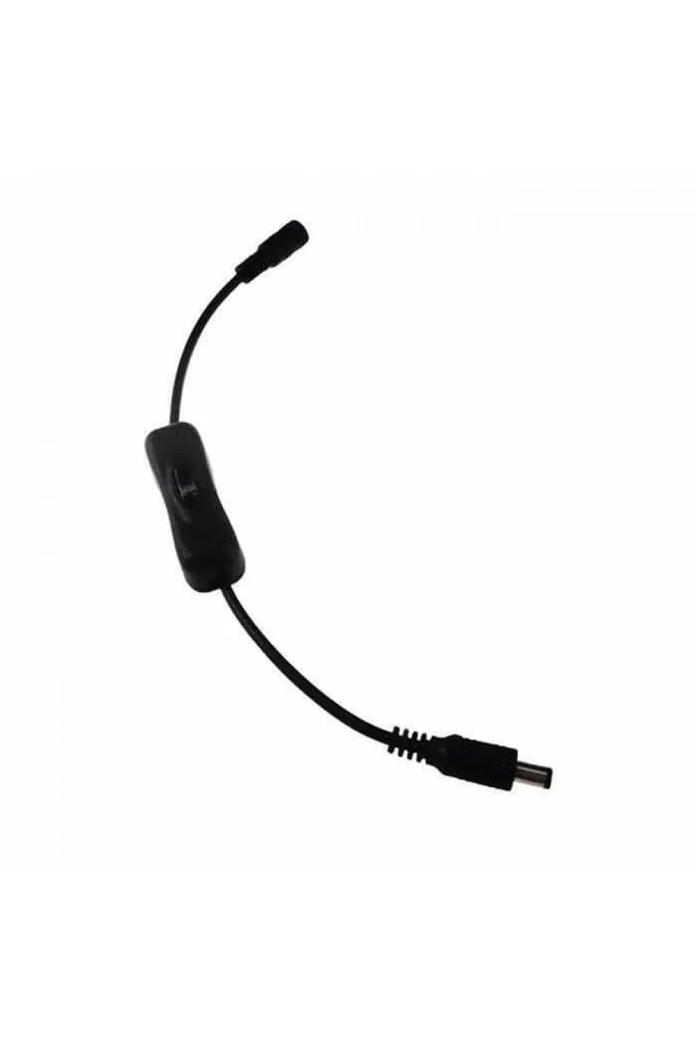 Anahtarlı DC Adaptör Uzatma Kablosu -Siyah