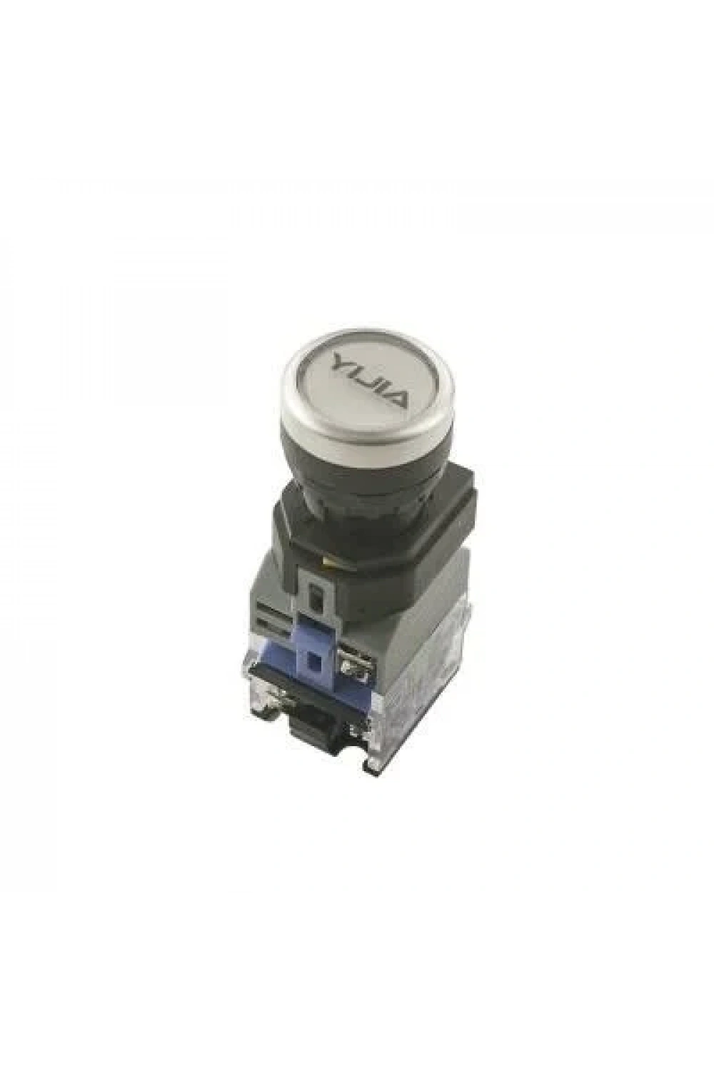 Anahtarlı Push Buton 220V Beyaz Işıklı YJ139-LA38