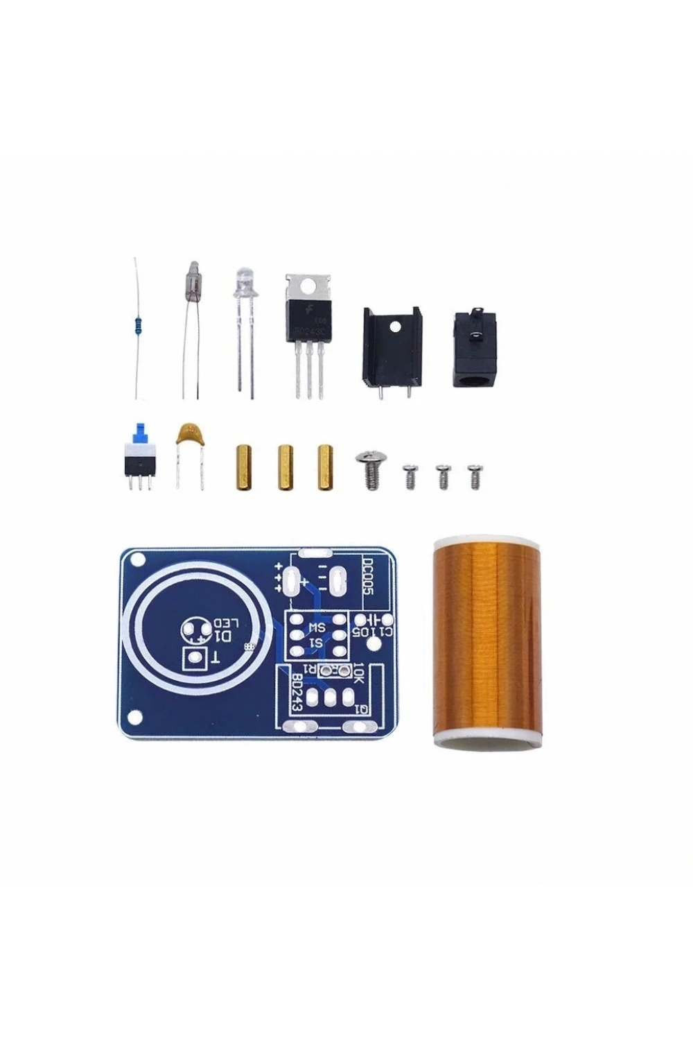 Arduino BD243 9-12 V Mini Tesla Bobin Kiti Modülü