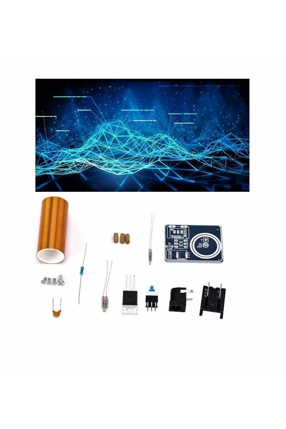 Arduino BD243 9-12 V Mini Tesla Bobin Kiti Modülü