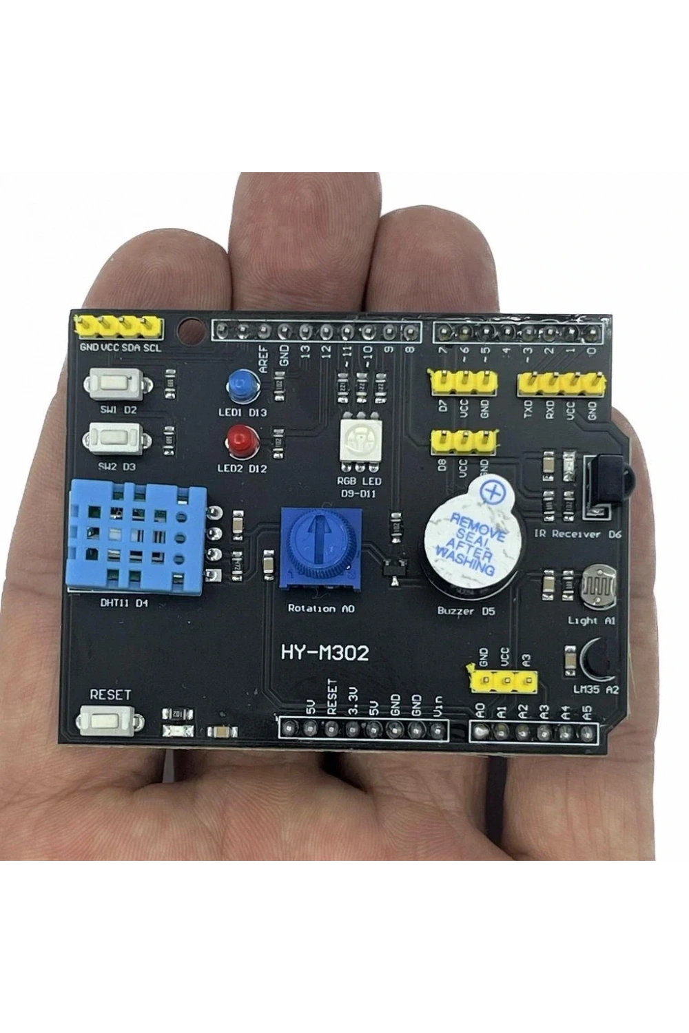 Arduino Çok Amaçlı Sensor Shield 9 In 1 DHT11 LM35