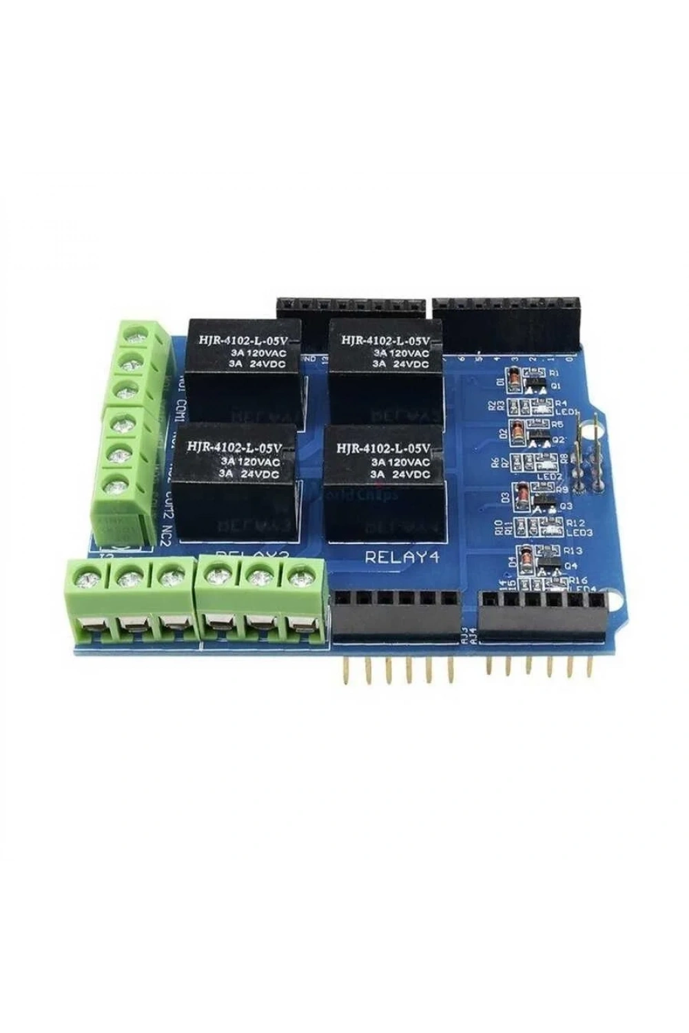 Arduino DC 3.3V 5V 4 Kanallı Röle Shield