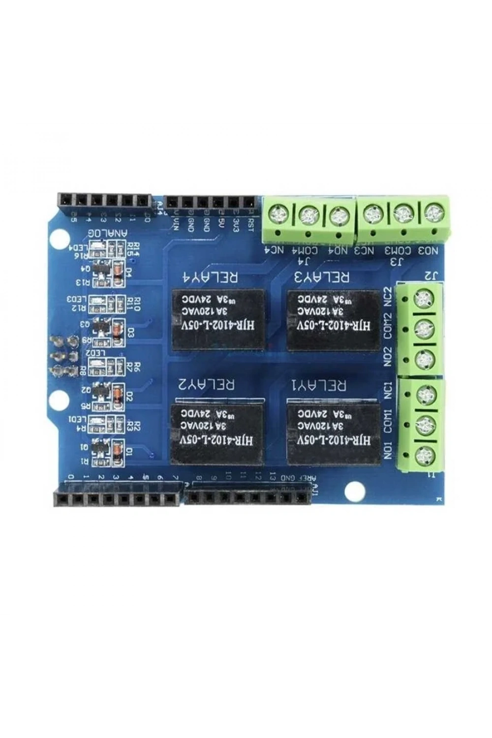 Arduino DC 3.3V 5V 4 Kanallı Röle Shield