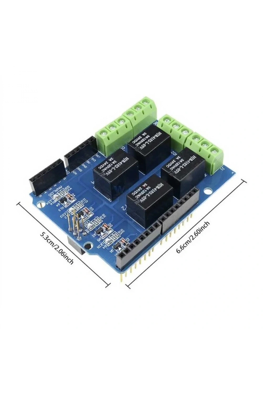 Arduino DC 3.3V 5V 4 Kanallı Röle Shield