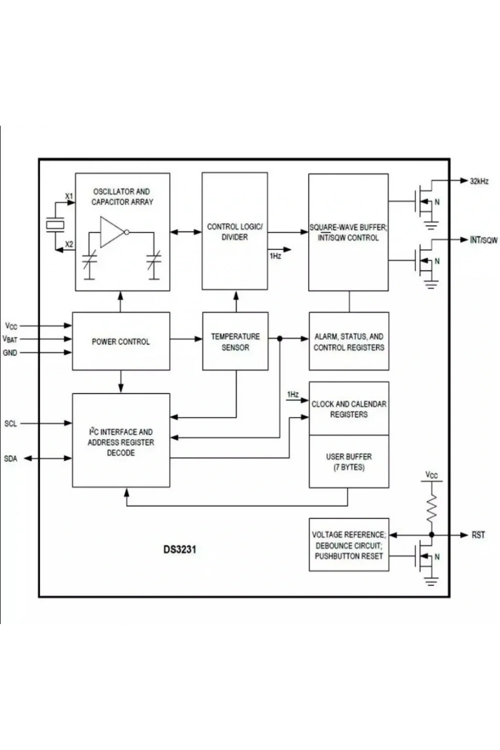Arduino DS3231 Hassas RTC ve 24C32 Hafıza Modülü