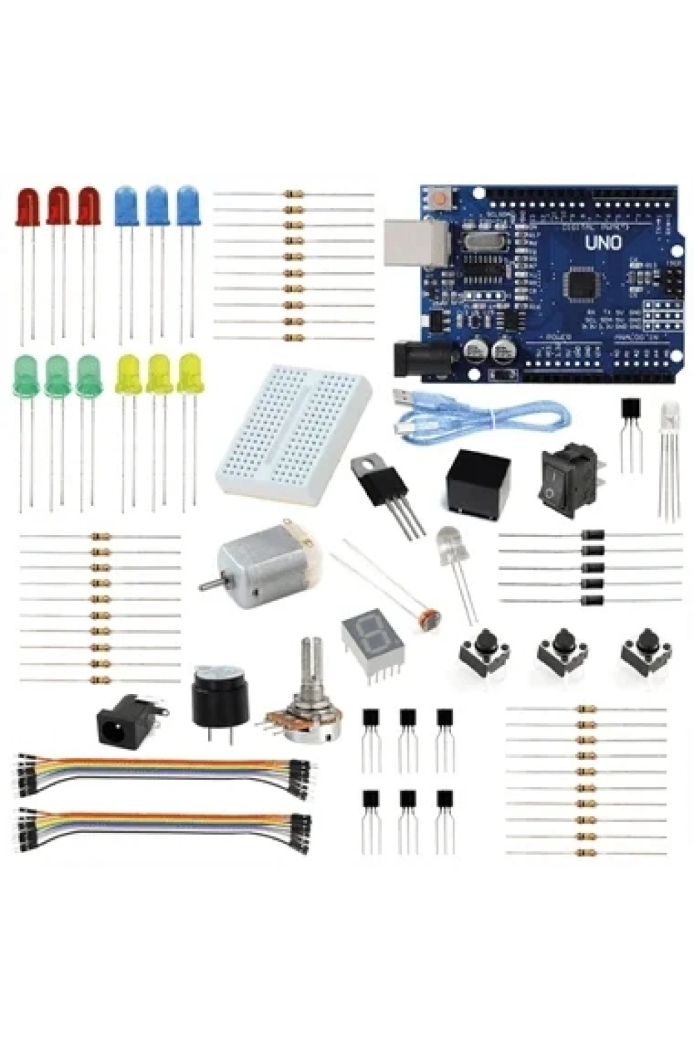Arduino Ekonomik Set 27 Parça 90 Adet