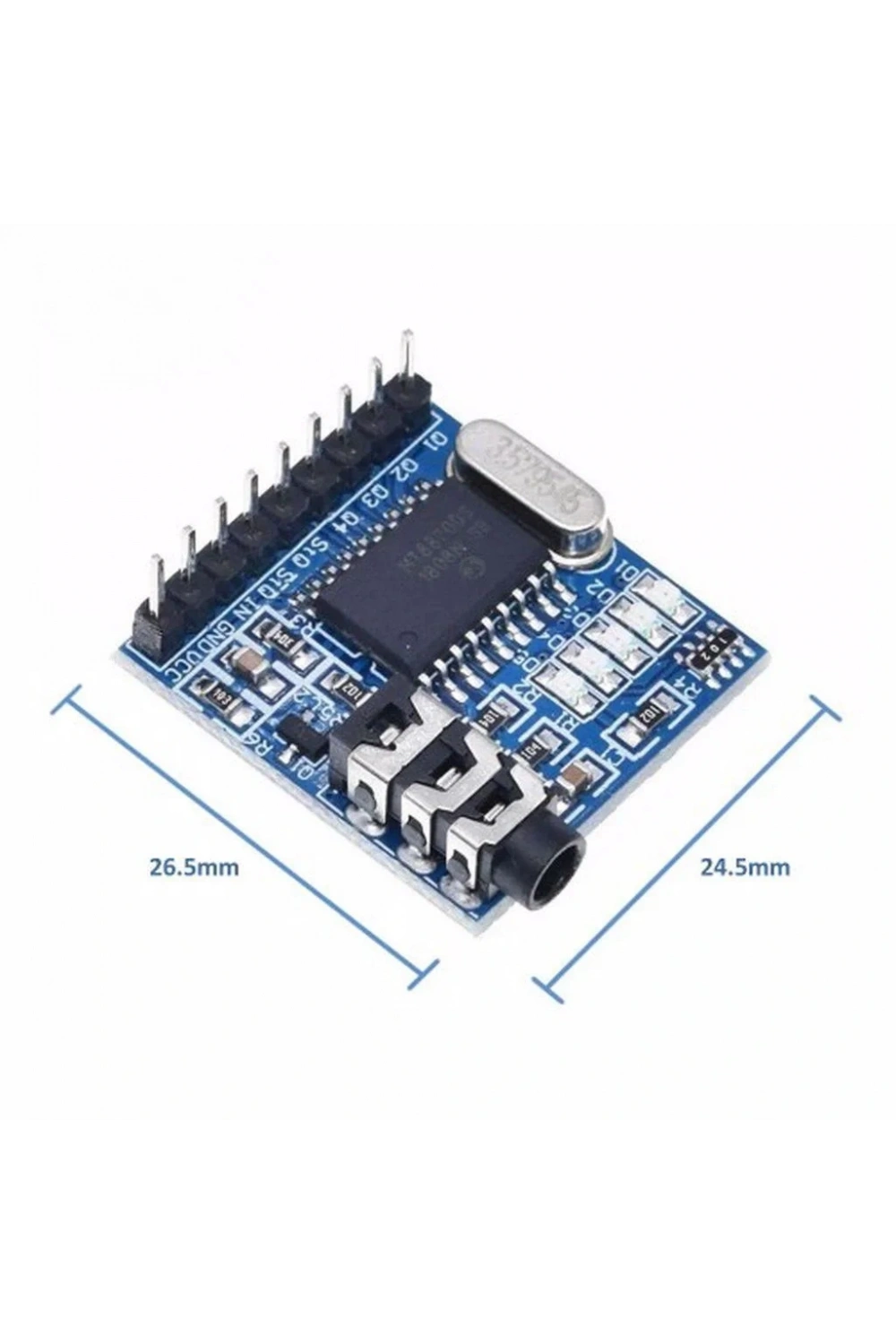 Arduino MT8870 DTMF Telefon Ses Çözücü Modülü