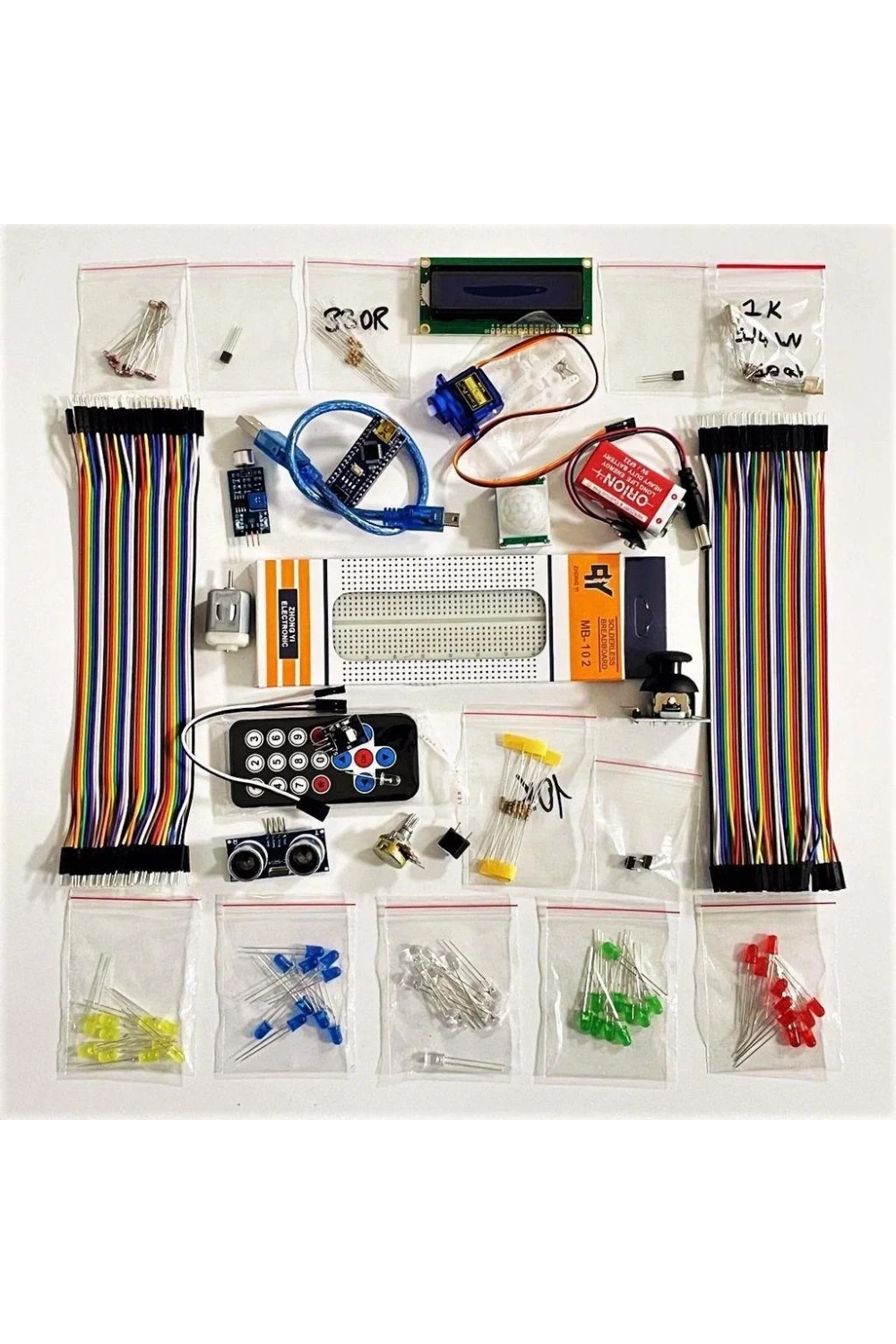 Arduino Nano Set Süper Başlangıç Hobi Seti 111 Parça