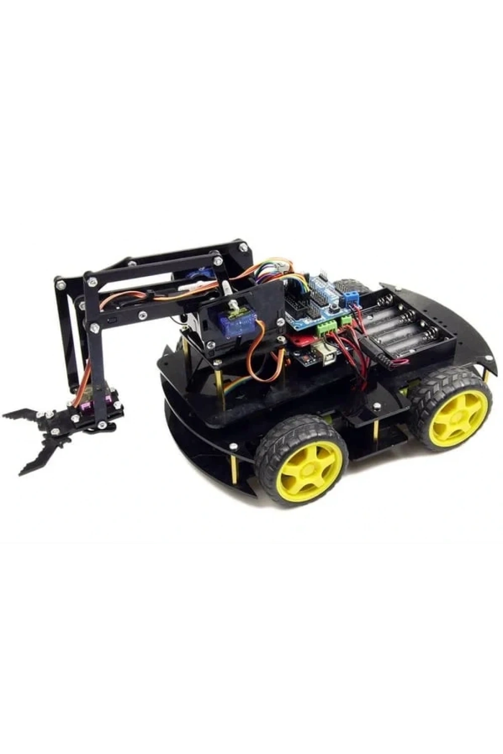 Arduino Robot Kollu 4WD Mobil Araba Kiti (demonte)