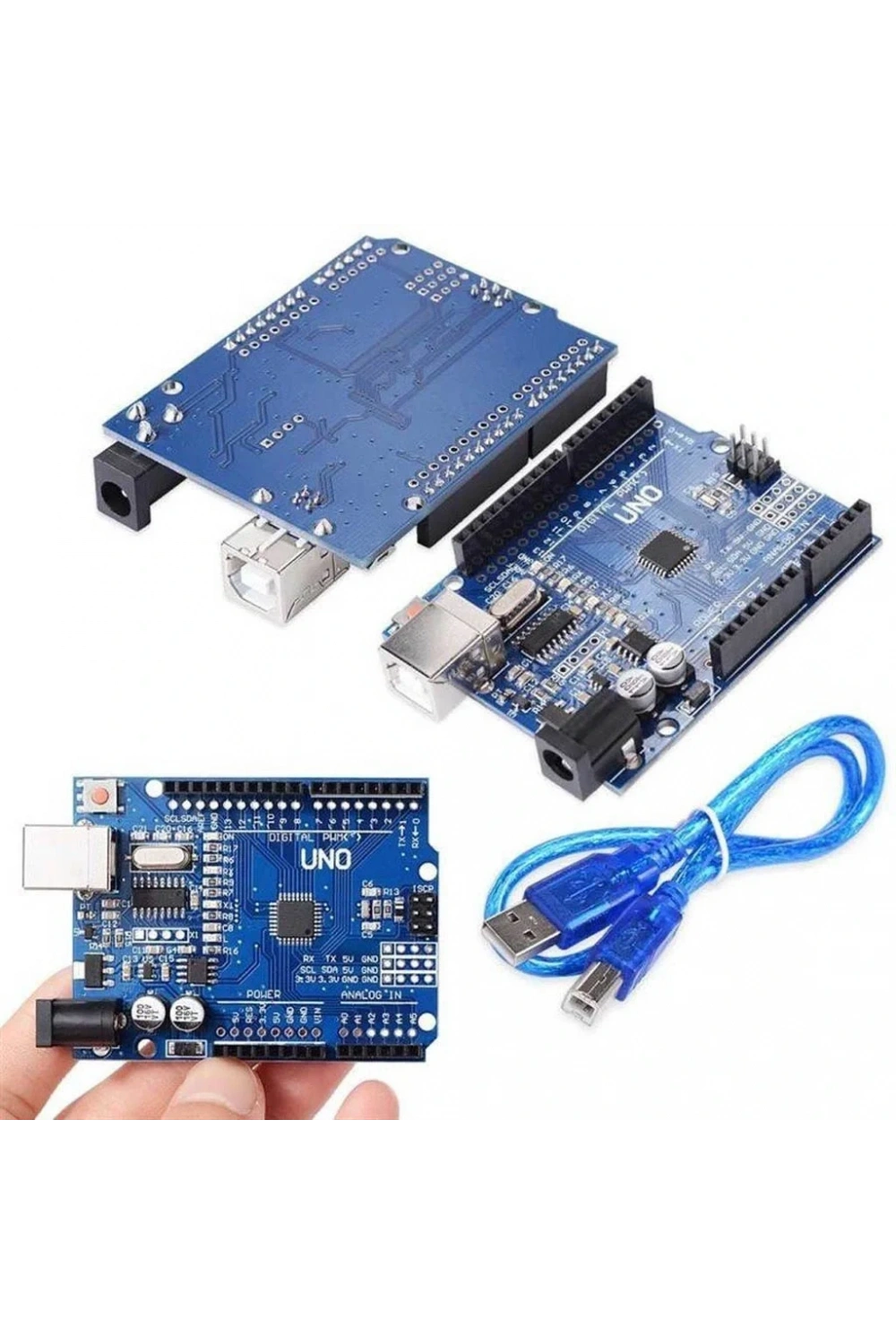 Arduino Uno R3 Ch340 Chip + Usb Kablo