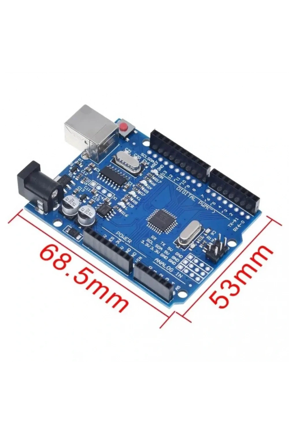 Arduino Uno R3 Ch340 Chip + Usb Kablo