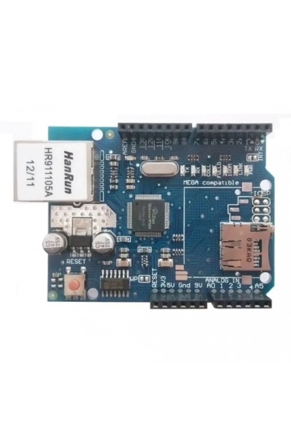 Arduino W5100 Ethernet Shield SD Kart Okuyuculu