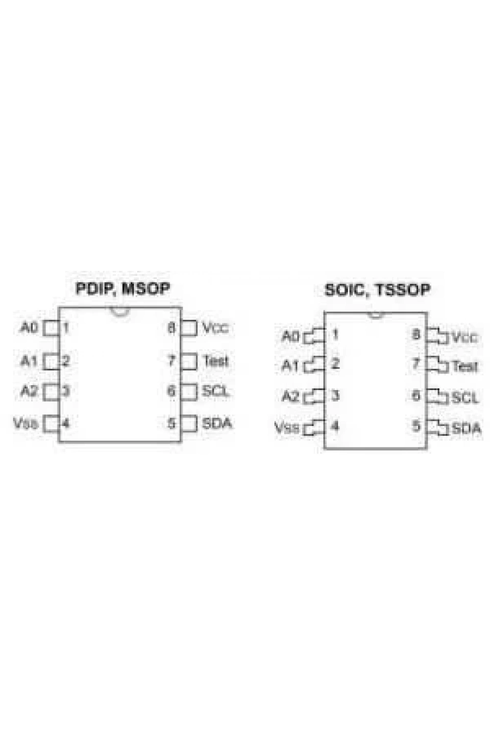 AT24C01 - SO8 SMD EEPROM Entegresi