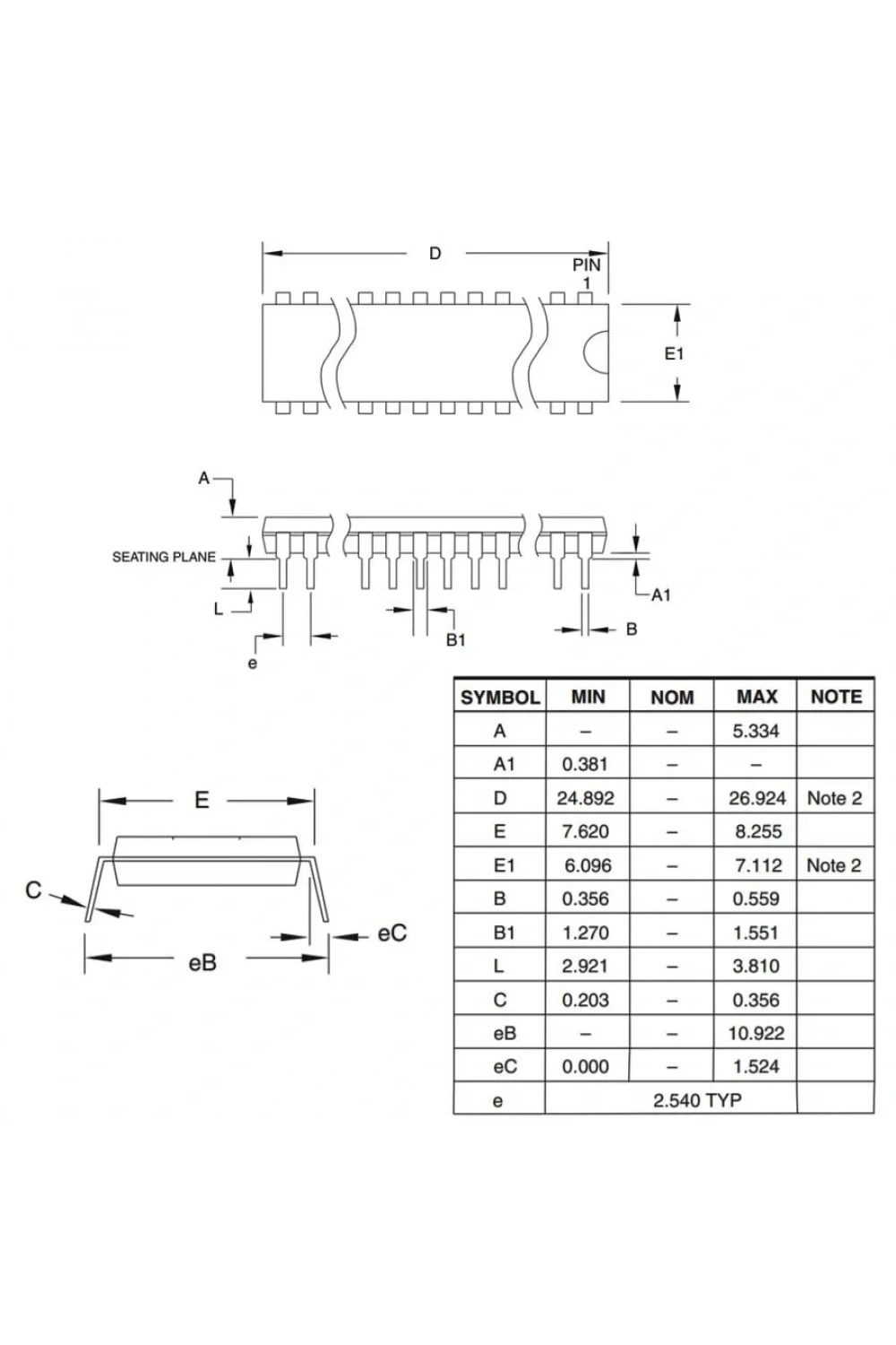 AT89C4051-24PU 8-Bit 24MHz Mikrodenetleyici DIP-20
