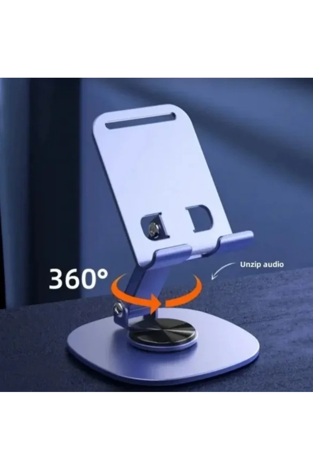 ATD-02 Metalik 360° Ayarlanabilir Telefon Tablet Tutucu Stand