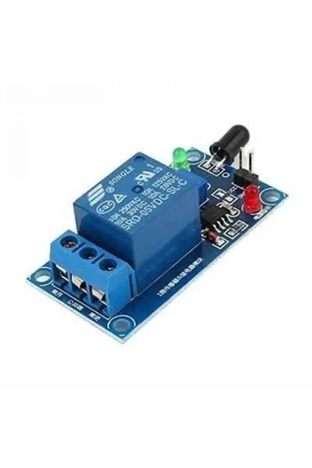 Ateş Algılayıcı Sensörlü Röle Kartı 12V