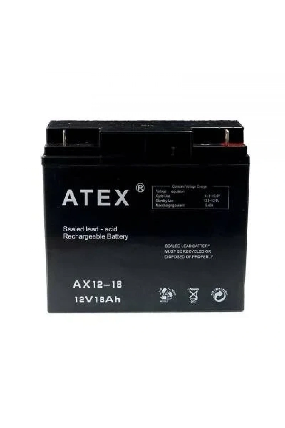 Atex 12V 18Ah Akü