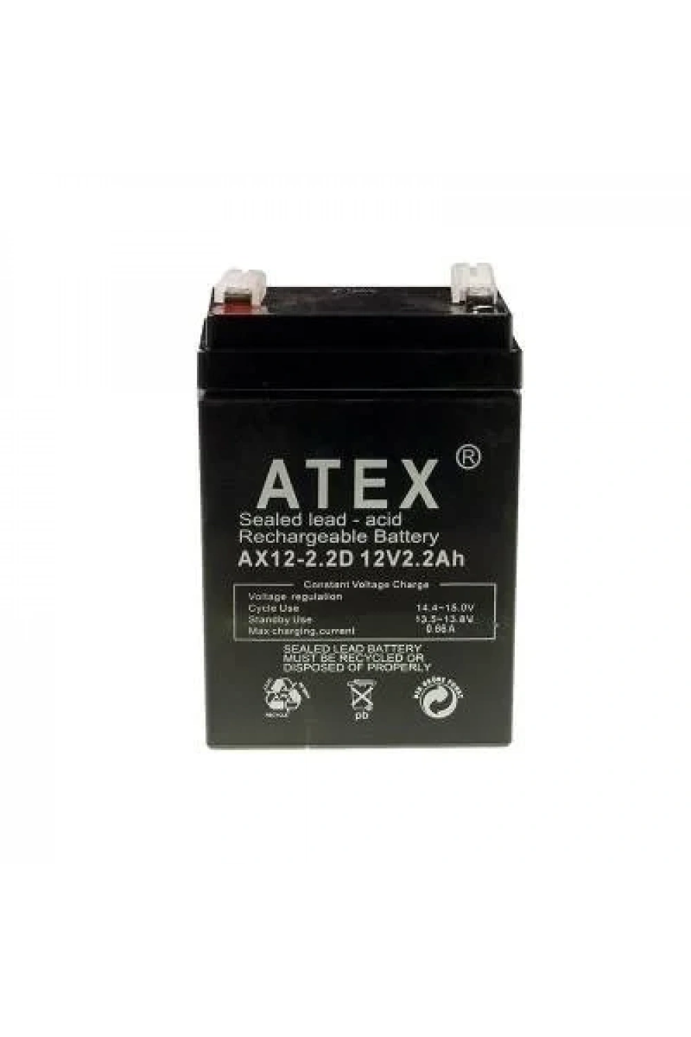 Atex 12V 2.2Ah Akü - Dik