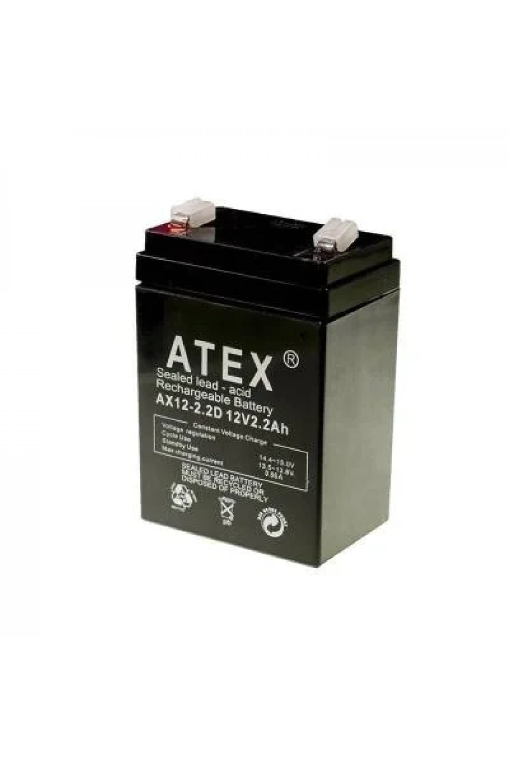 Atex 12V 2.2Ah Akü - Dik