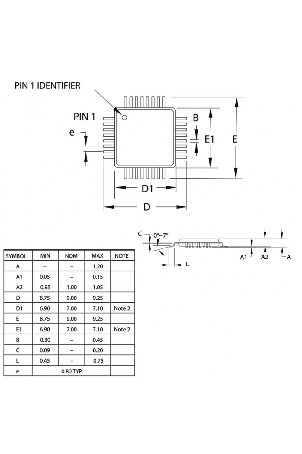 ATMEGA168PA-AU SMD 8-Bit 20MHz Mikrodenetleyici TQFP-32