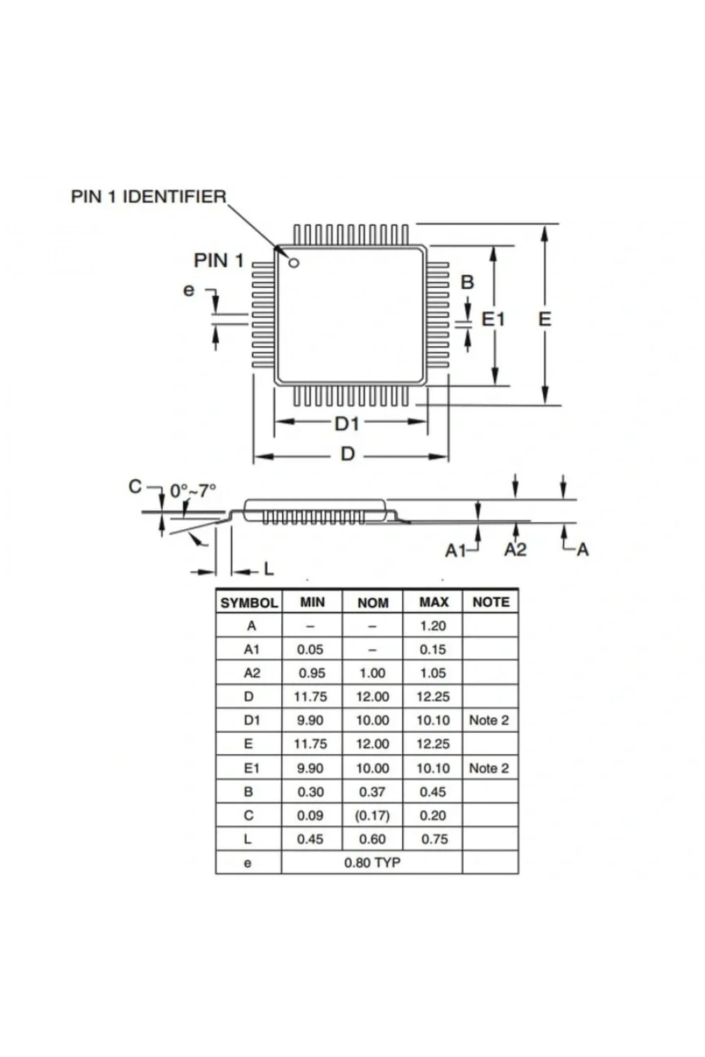 ATMEGA32A-AU SMD 8-Bit 16Mhz TQFP-44