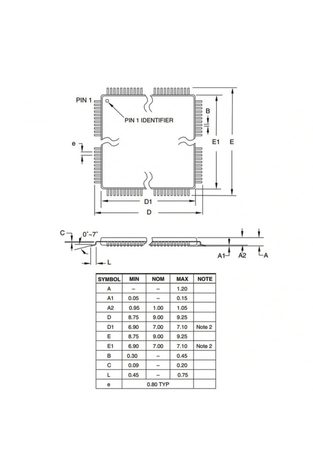 ATMEGA8-16AUR 8-Bit 16MHz SMD TQFP32