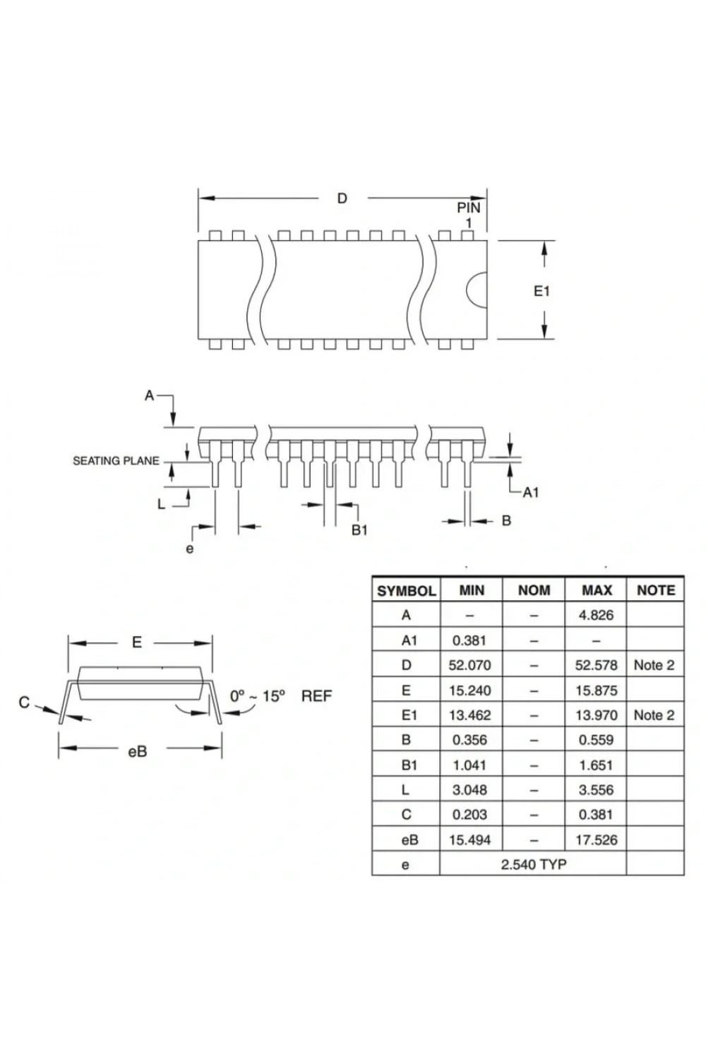 ATMEGA8535-16PU 8Bit 16Mhz Mikrodenetleyici Dip-40