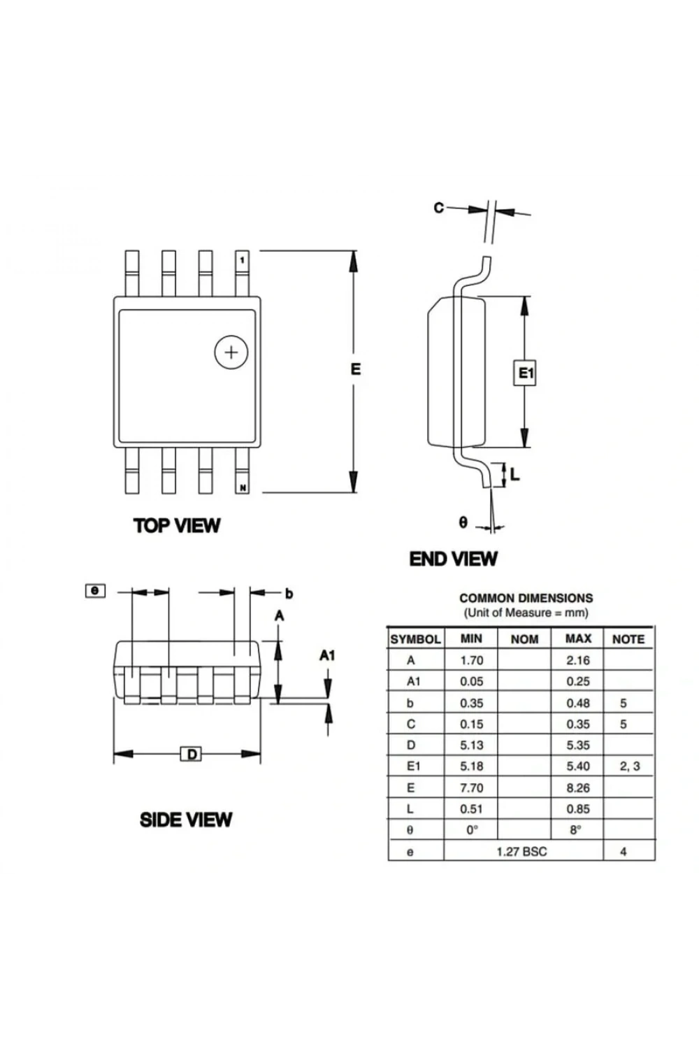 ATtiny12L-4SU SMD 8-Bit 4MHz Mikrodenetleyici SOIC-8
