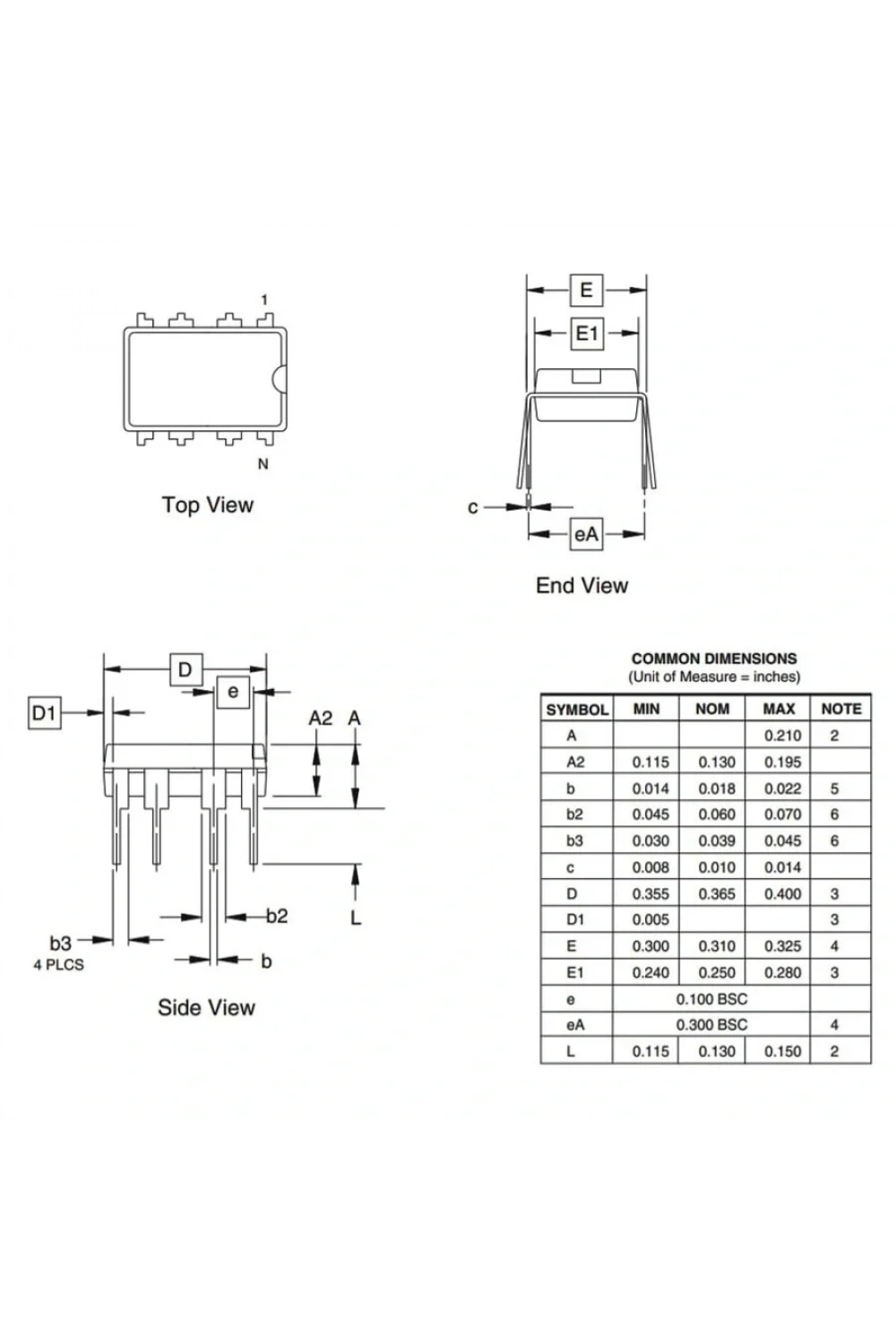 ATtiny45-20PU 8-Bit 20MHz Mikrodenetleyici DIP-8