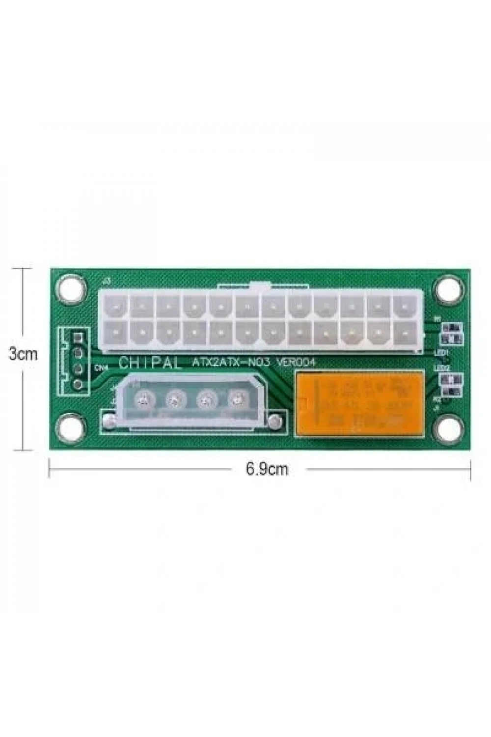 ATX - SATA Molex 24 Pin Güç Kaynağı Bağlantı Adaptörü