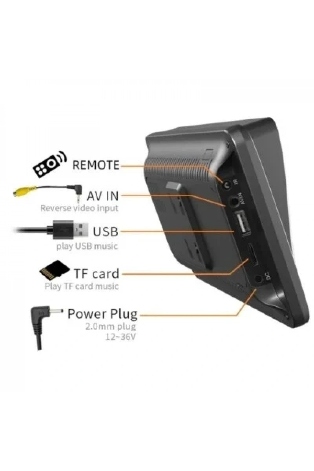 B5300AHD 7 Dokunmatik Ekranlı Araç Multimedya Oynatıcı - Android Carplay