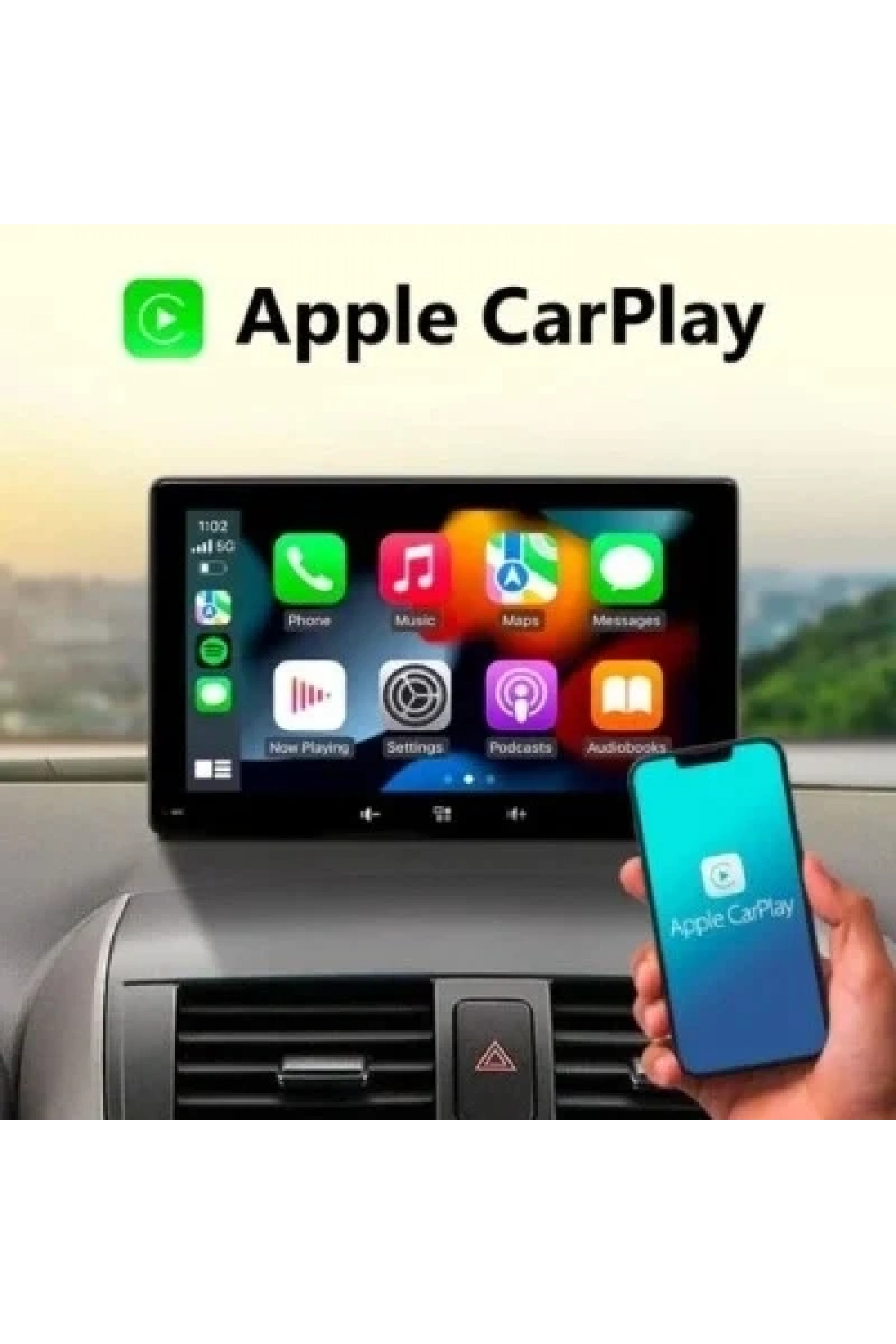 B5300AHD 7 Dokunmatik Ekranlı Araç Multimedya Oynatıcı - Android Carplay
