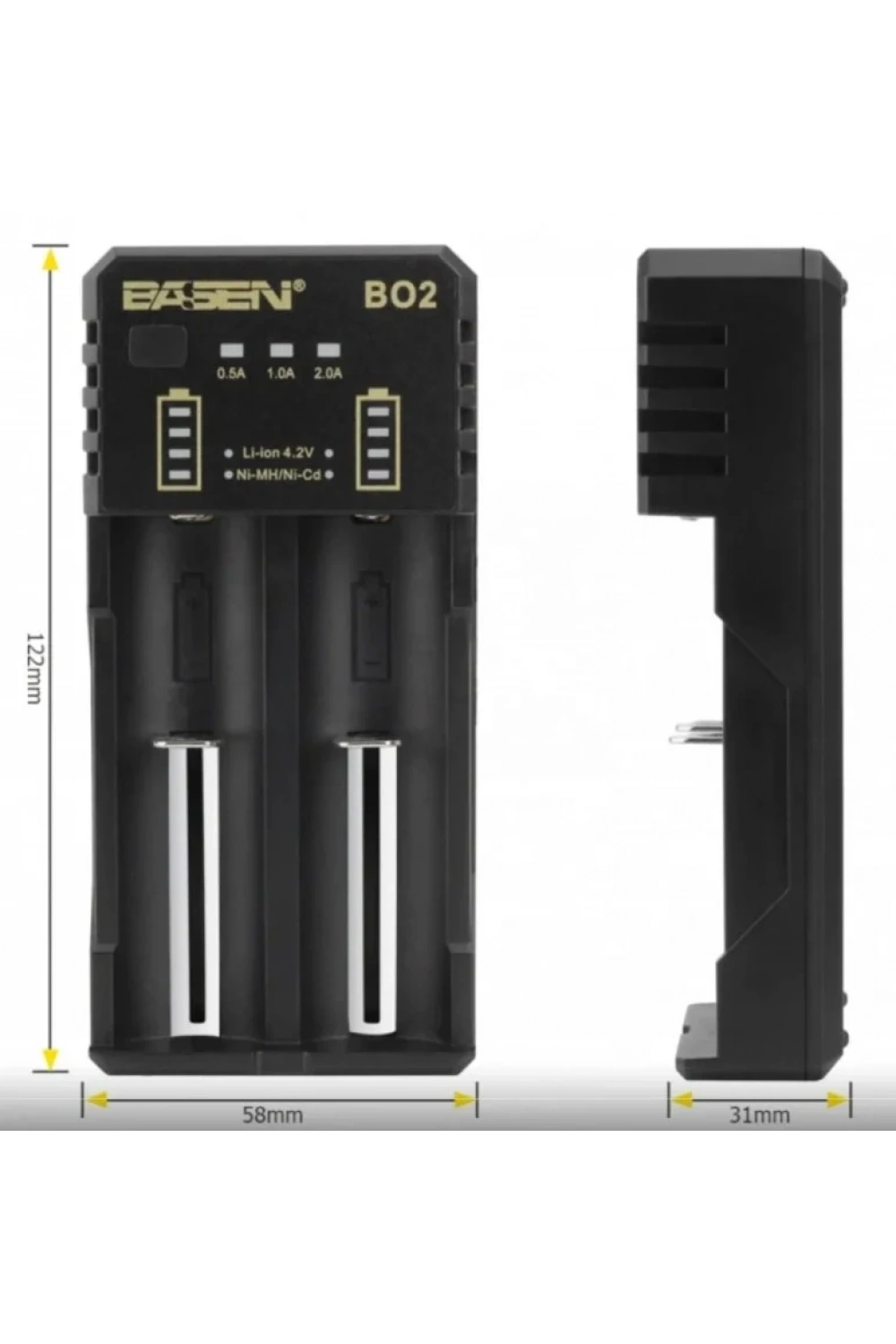 BASEN BO-2 USB Pil Şarj Aleti