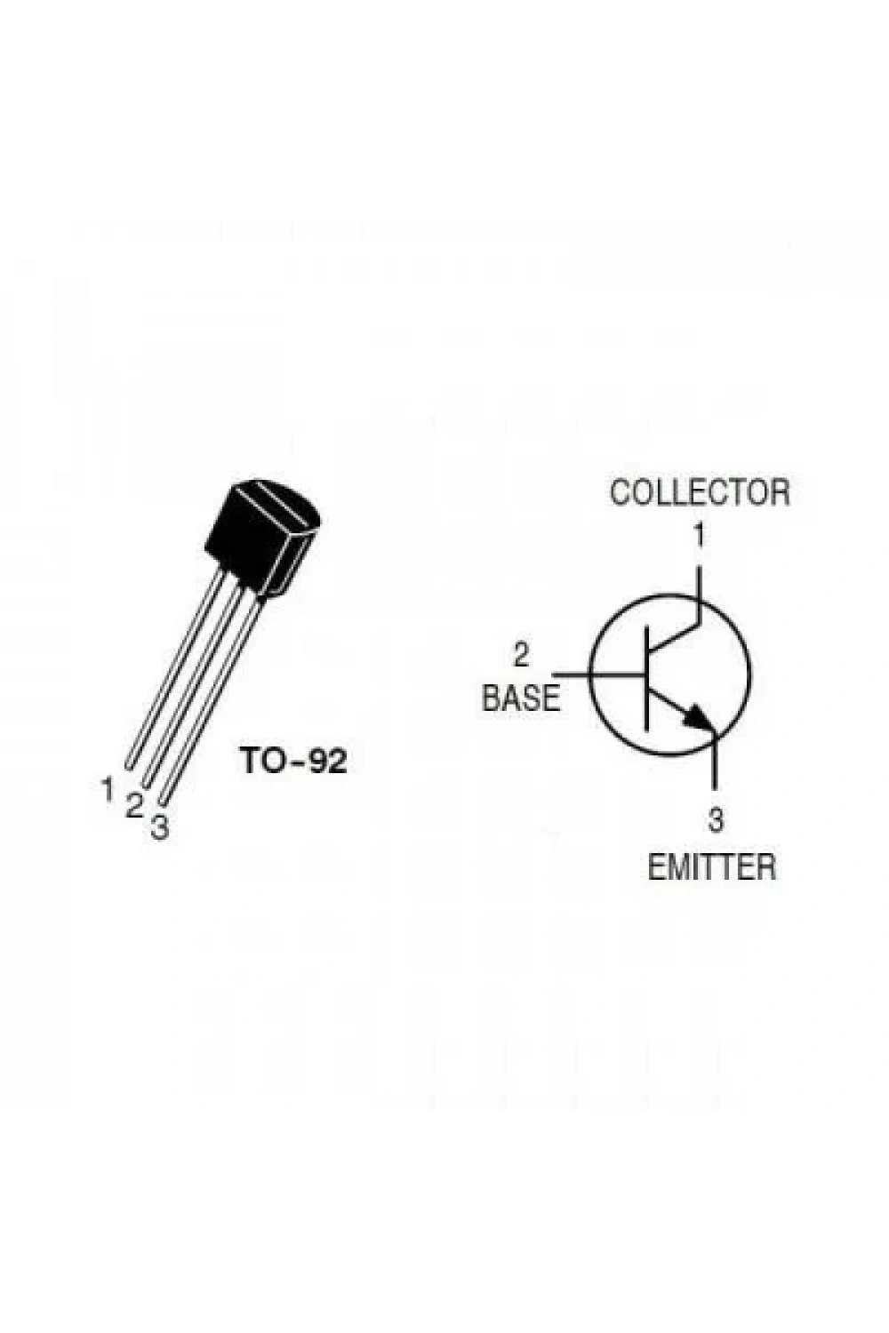 BC238 - TO92 NPN Transistör