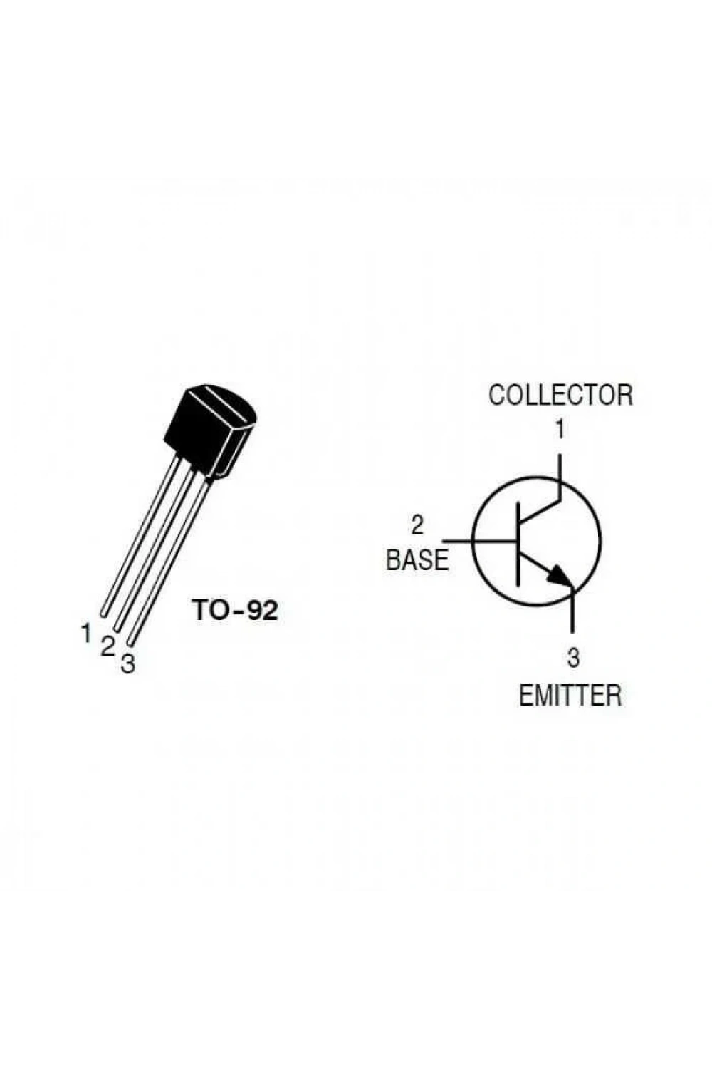 BC308 - TO92 PNP Transistör