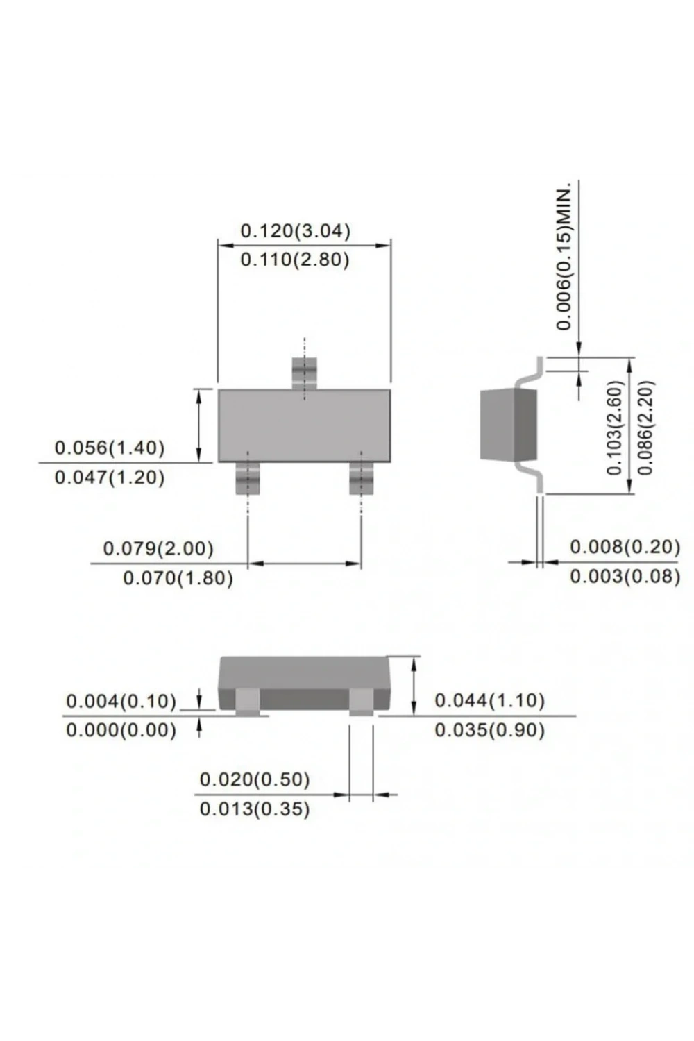 BC847 Transistör Npn Smd Sot-23