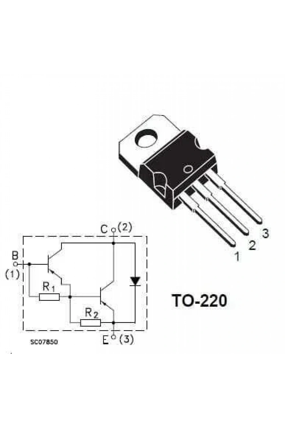BDX53C - TO220 NPN Transistör