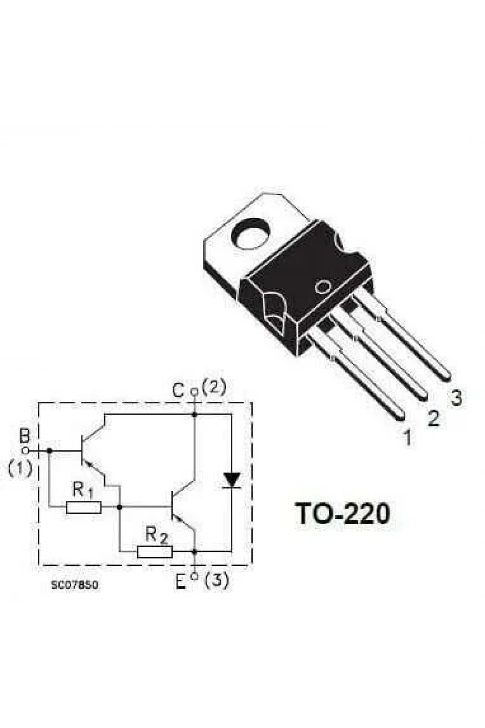 BDX53C - TO220 NPN Transistör