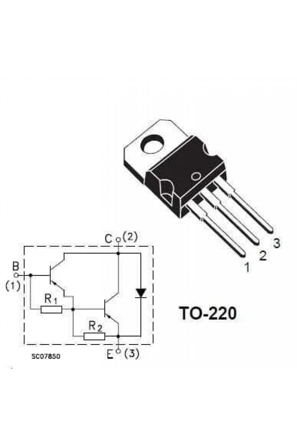 BDX54C - TO220 PNP Transistör