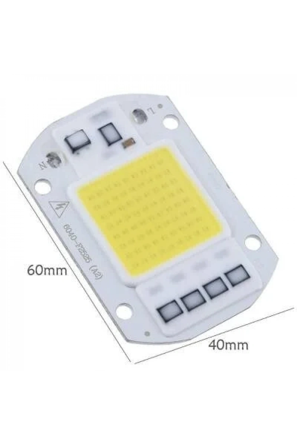 Beyaz 220V Projektör Cob Led 50W Driver Çipli