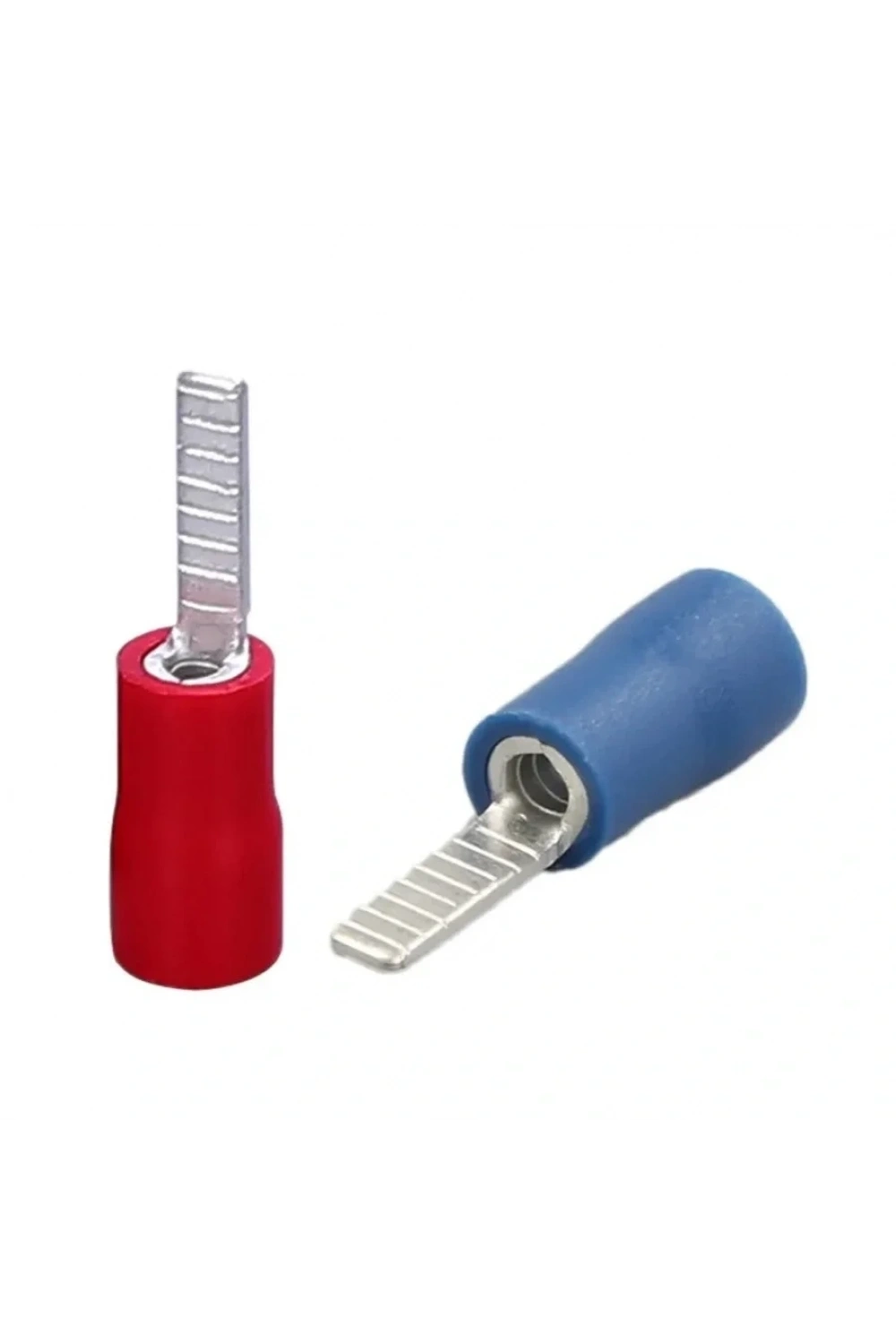 BIK-101 0.5-1.5mm2 Bıçak Tip Kablo Ucu Terminal Kırmızı 100 Adet
