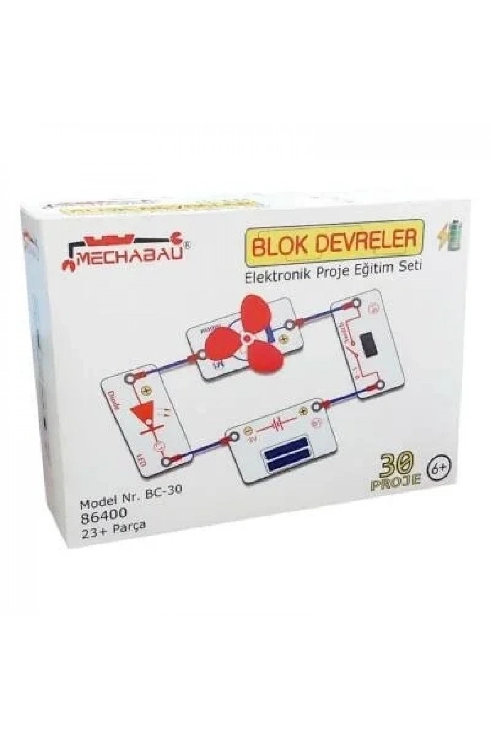 Blok Devreler Elektronik Eğitim Seti - 30 Proje